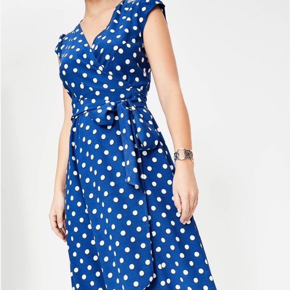 polka dot dress boden